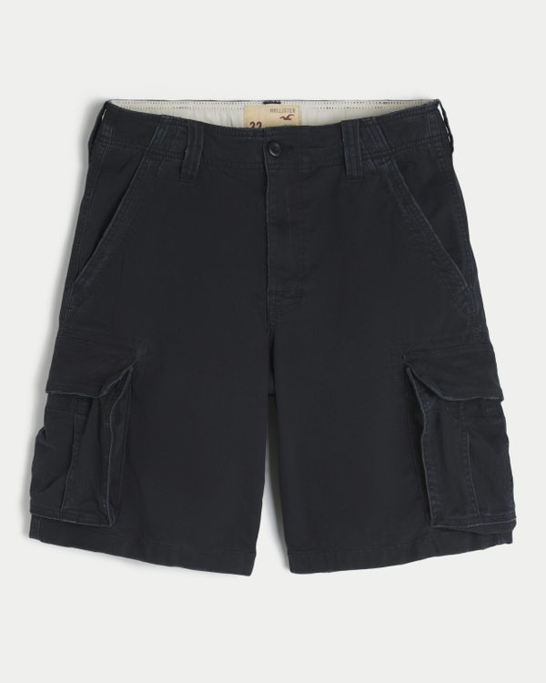 Baggy Cargo Shorts, Black view 1