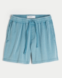 Above-the-Knee Baggy Fleece Shorts