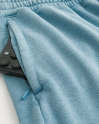 Above-the-Knee Baggy Fleece Shorts