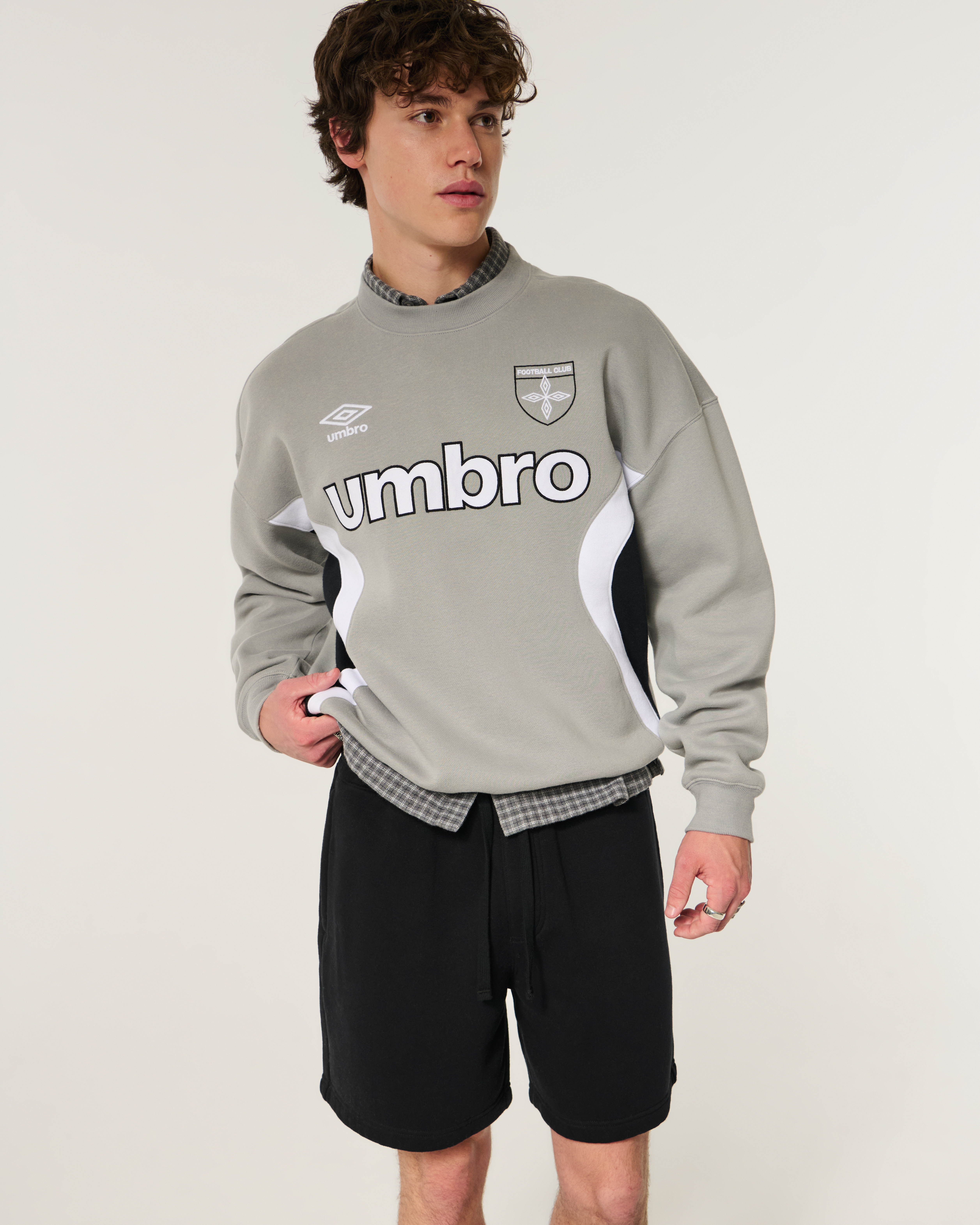 Above-the-Knee Baggy Fleece Shorts