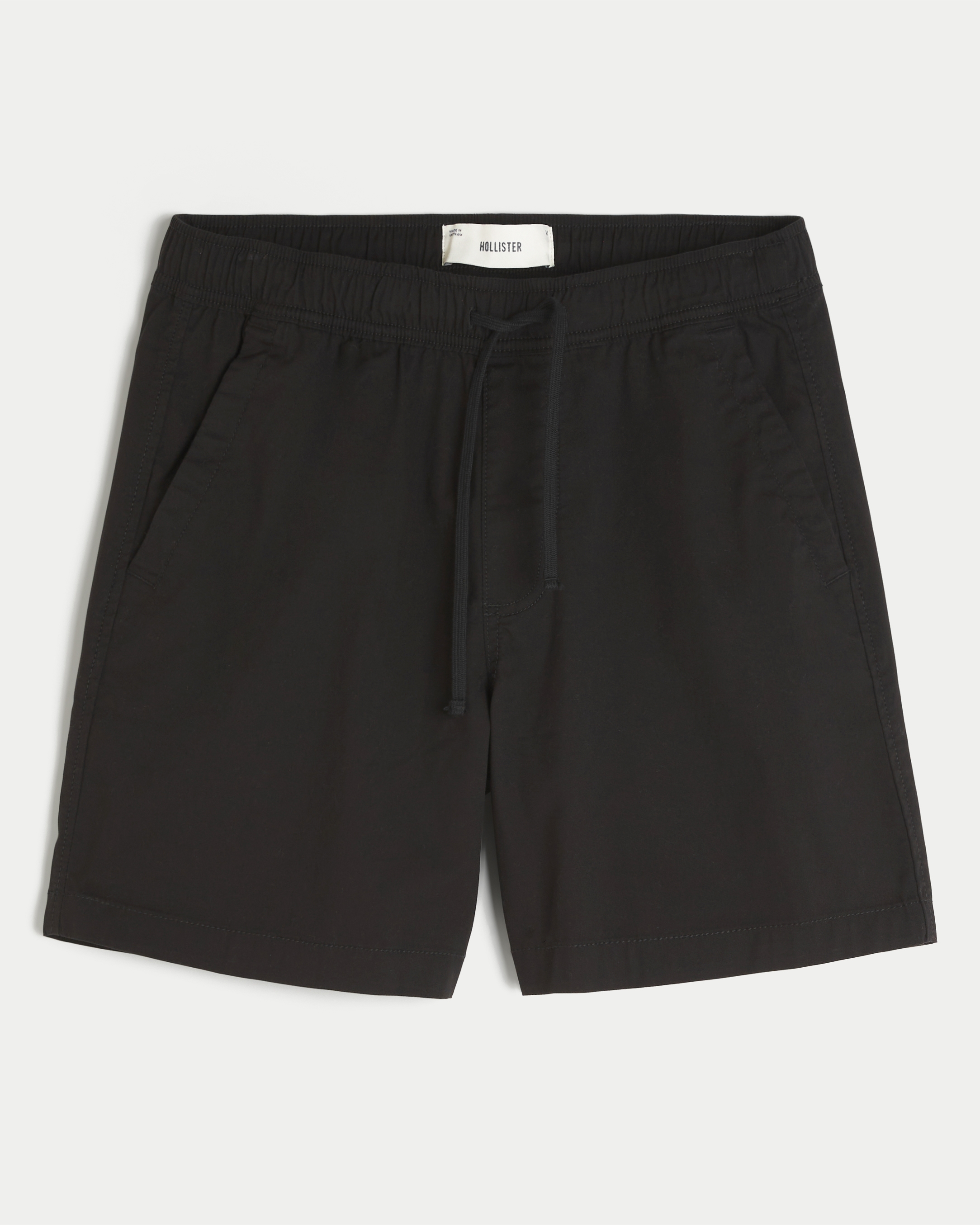 Above-the-Knee Twill Pull-On Shorts