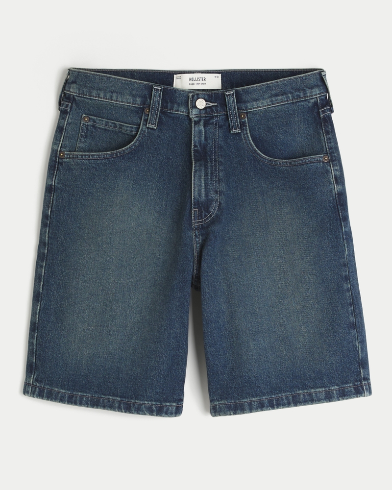 Men's Washed Black Painter Jean Shorts | Men's Bottoms