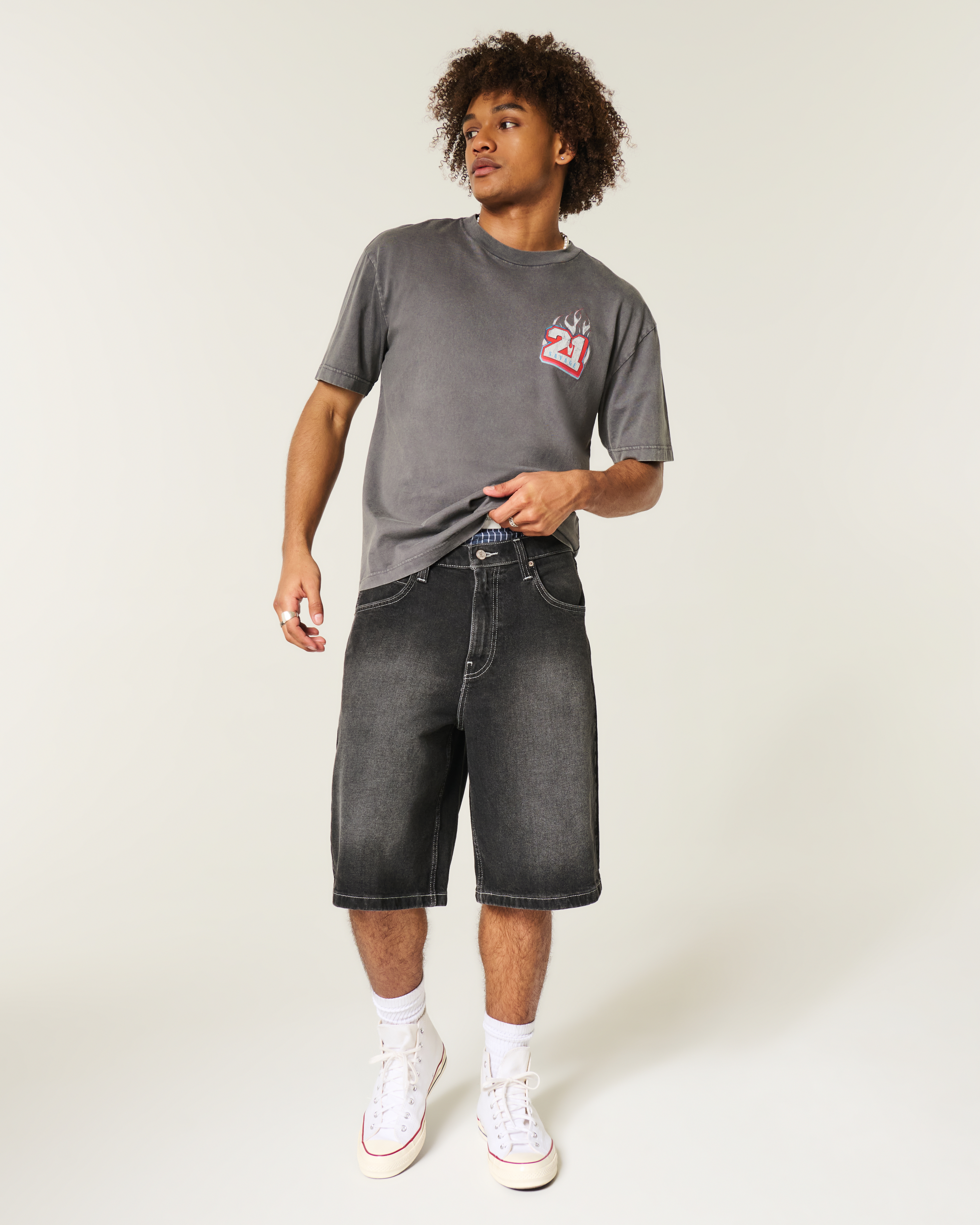 Super Baggy Denim Shorts