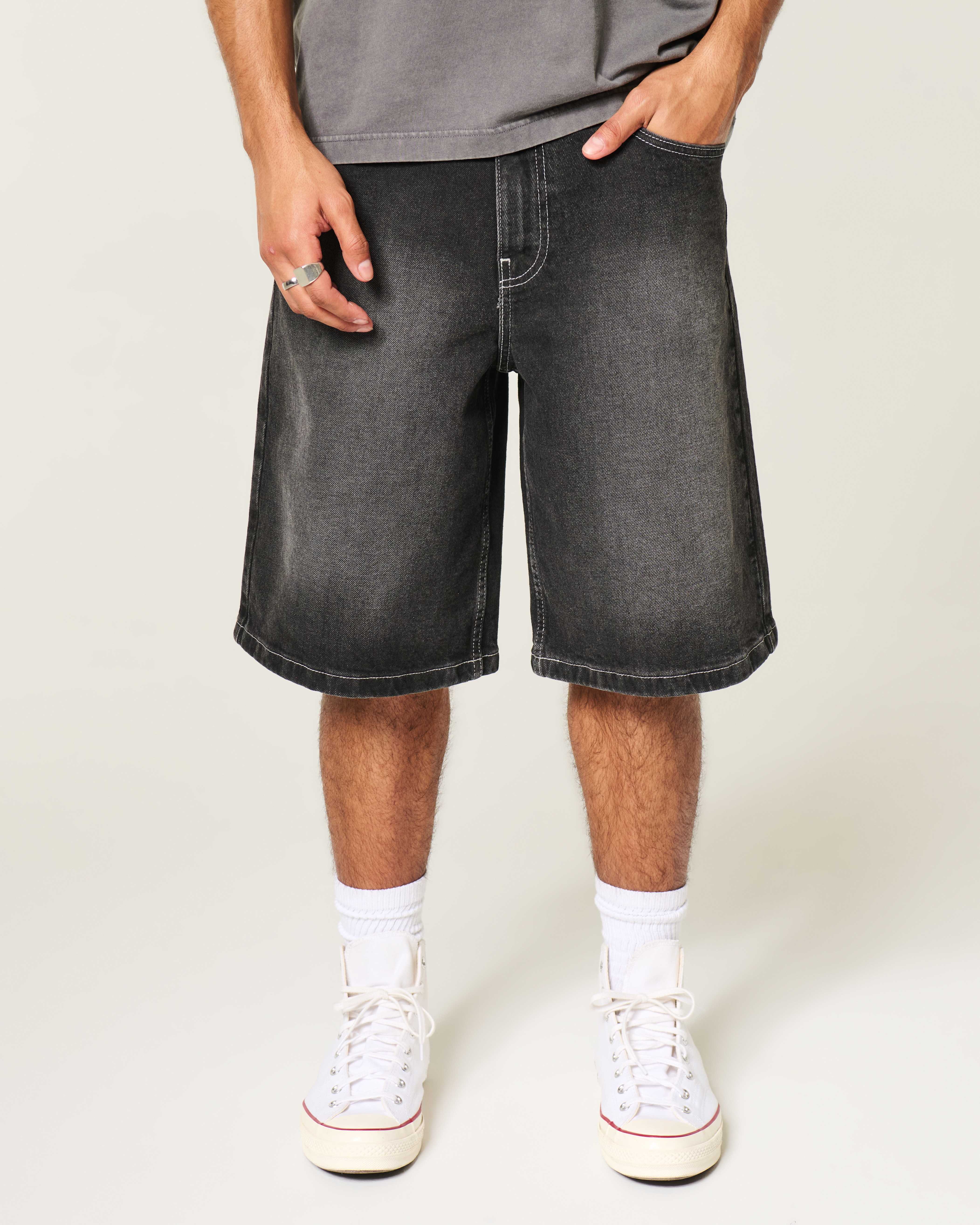 Hollister Super Baggy Jean Shorts at Foxvalley Mall in Aurora, IL