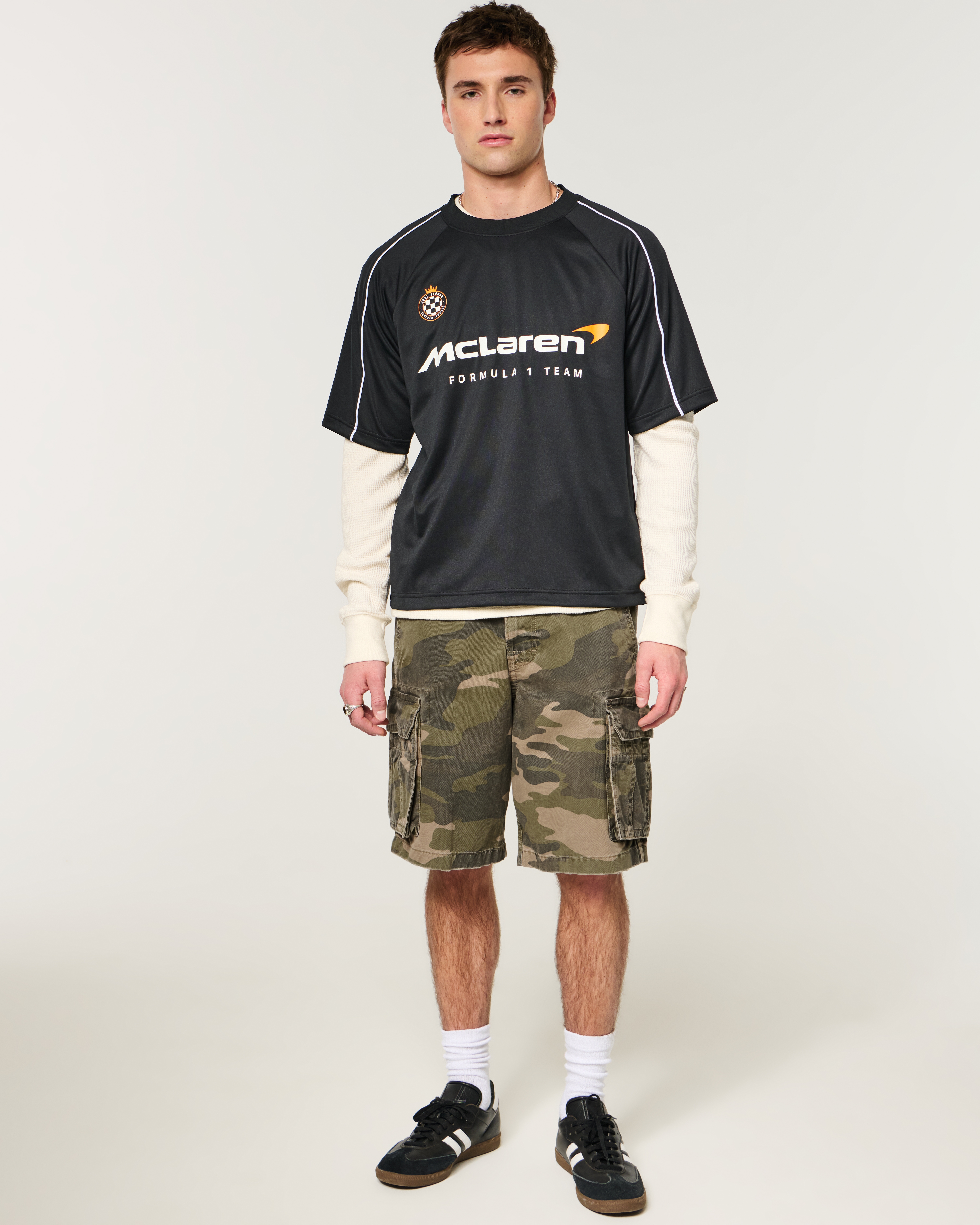 Camo Baggy Cargo Shorts