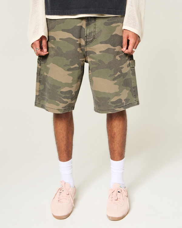Camo Baggy Jean Shorts, Camo view 2