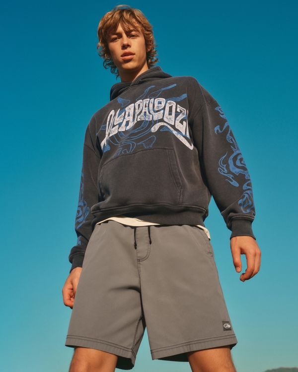 Festival Pull-On Shorts, Dark Gray view 1
