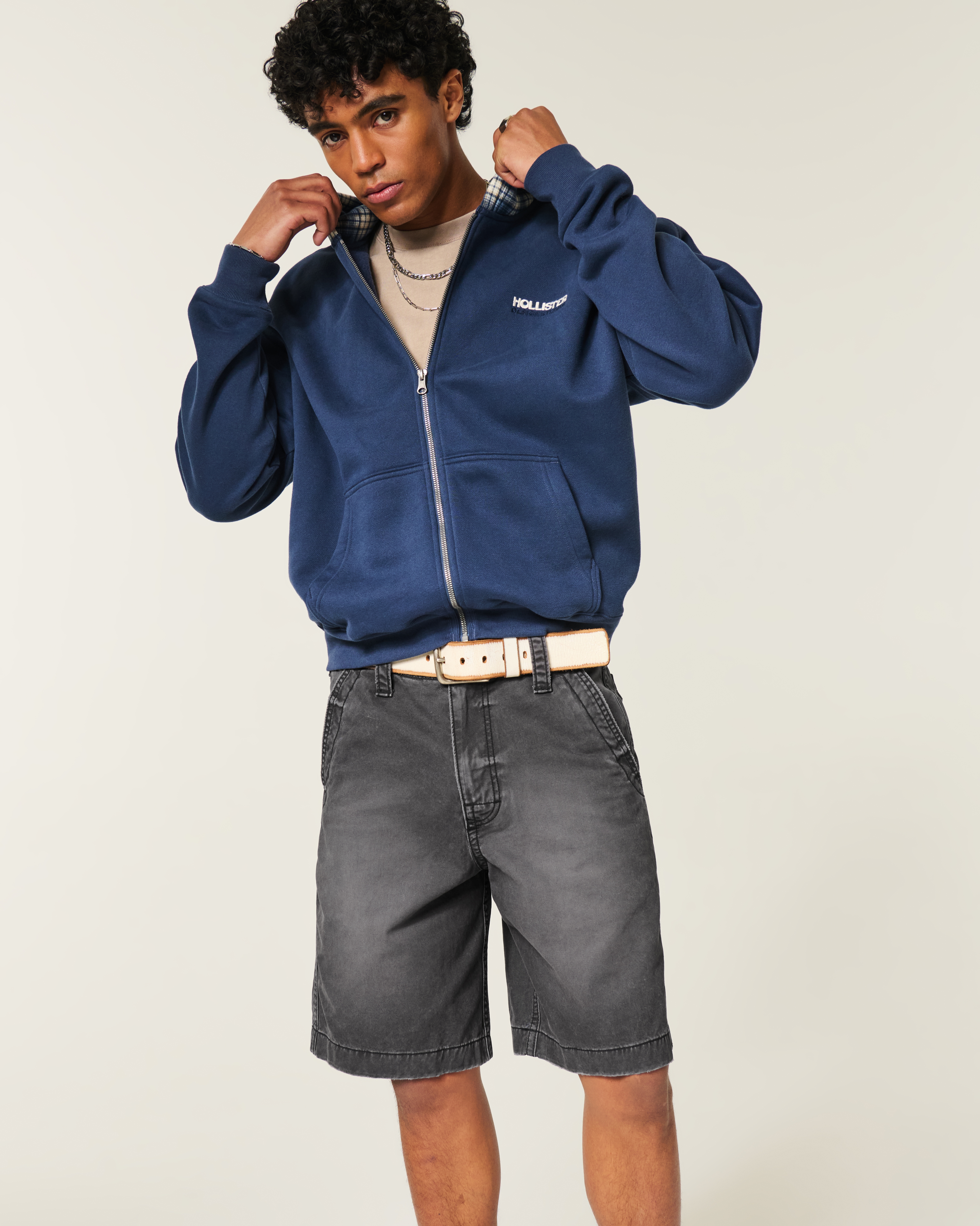 Twill Baggy Shorts