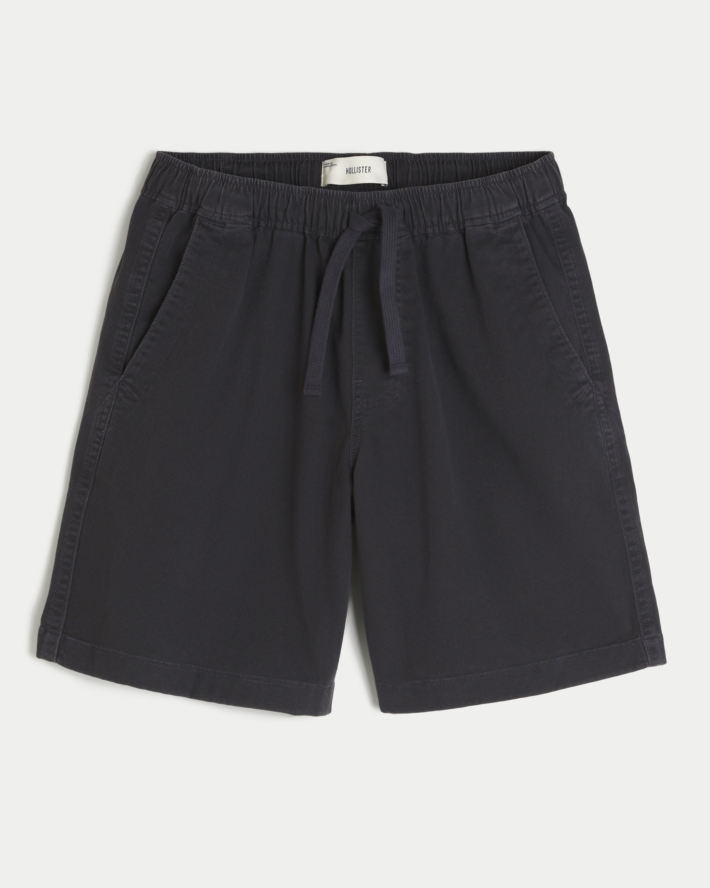 At-the-Knee Baggy Pull-On Shorts