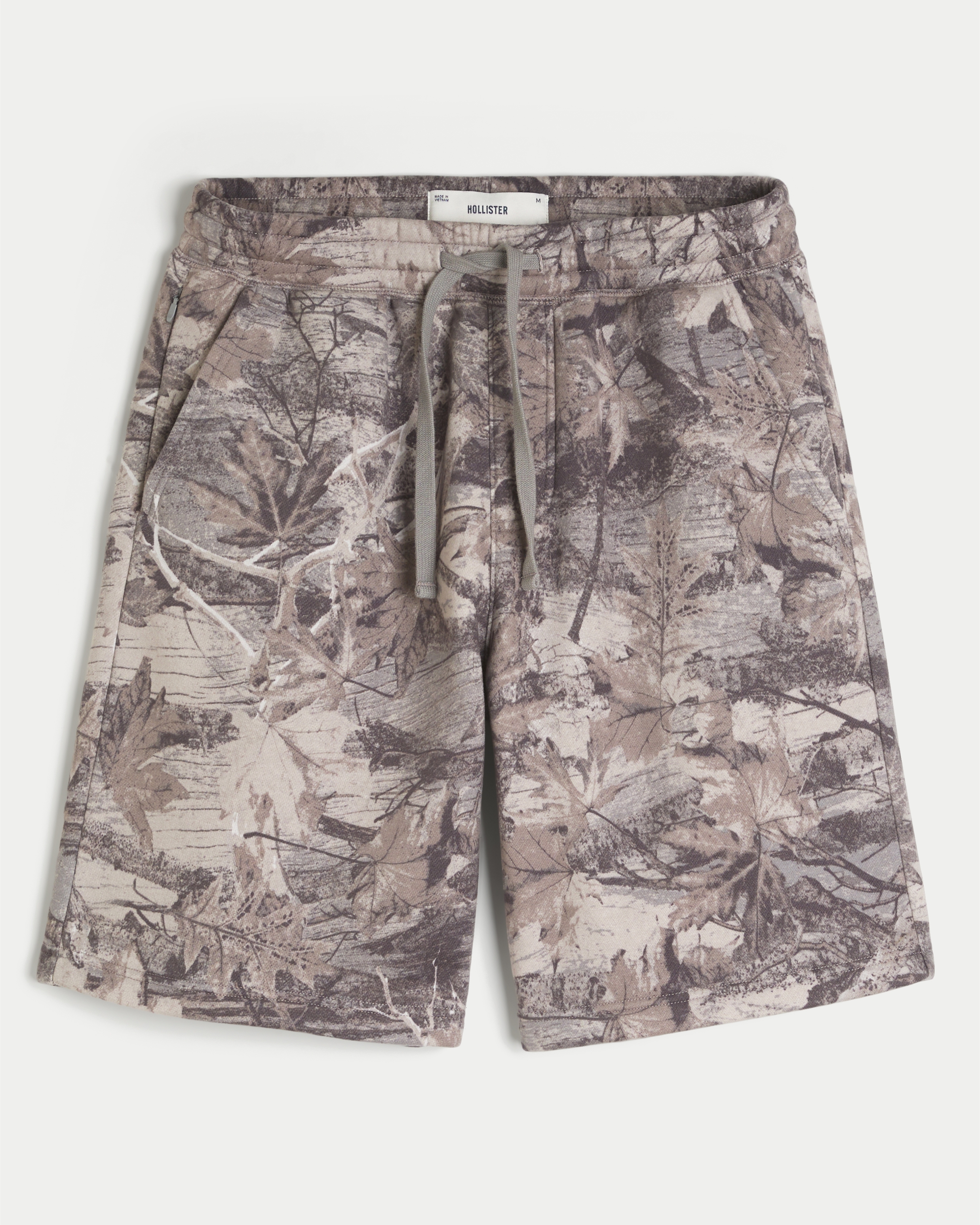 Hollister Feel Good Camo Below-the-Knee Baggy Fleece Shorts