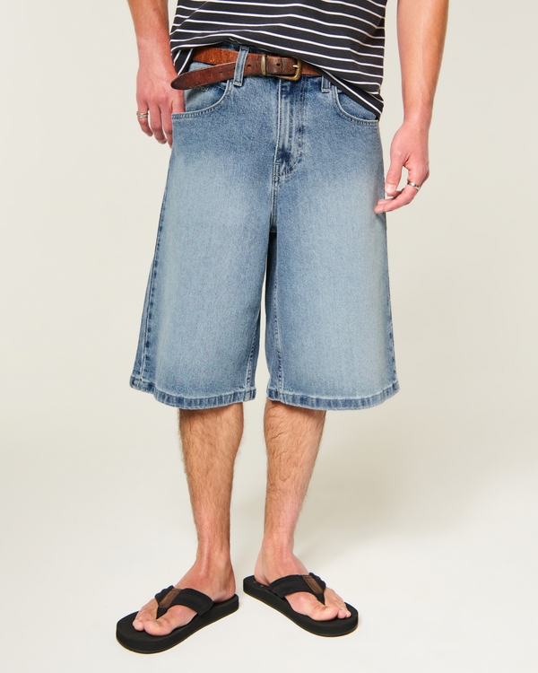 Extreme Baggy Jean Shorts, Medium view 2
