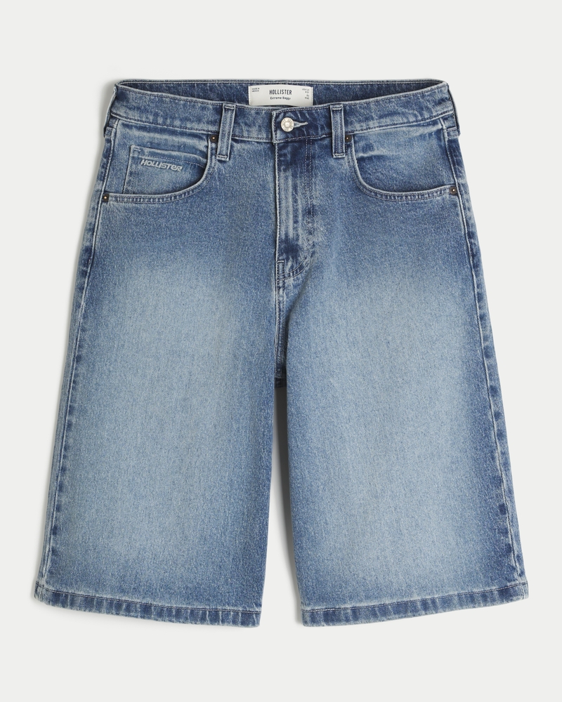 Men's Extreme Baggy Jean Shorts | Men's Bottoms | HollisterCo.com