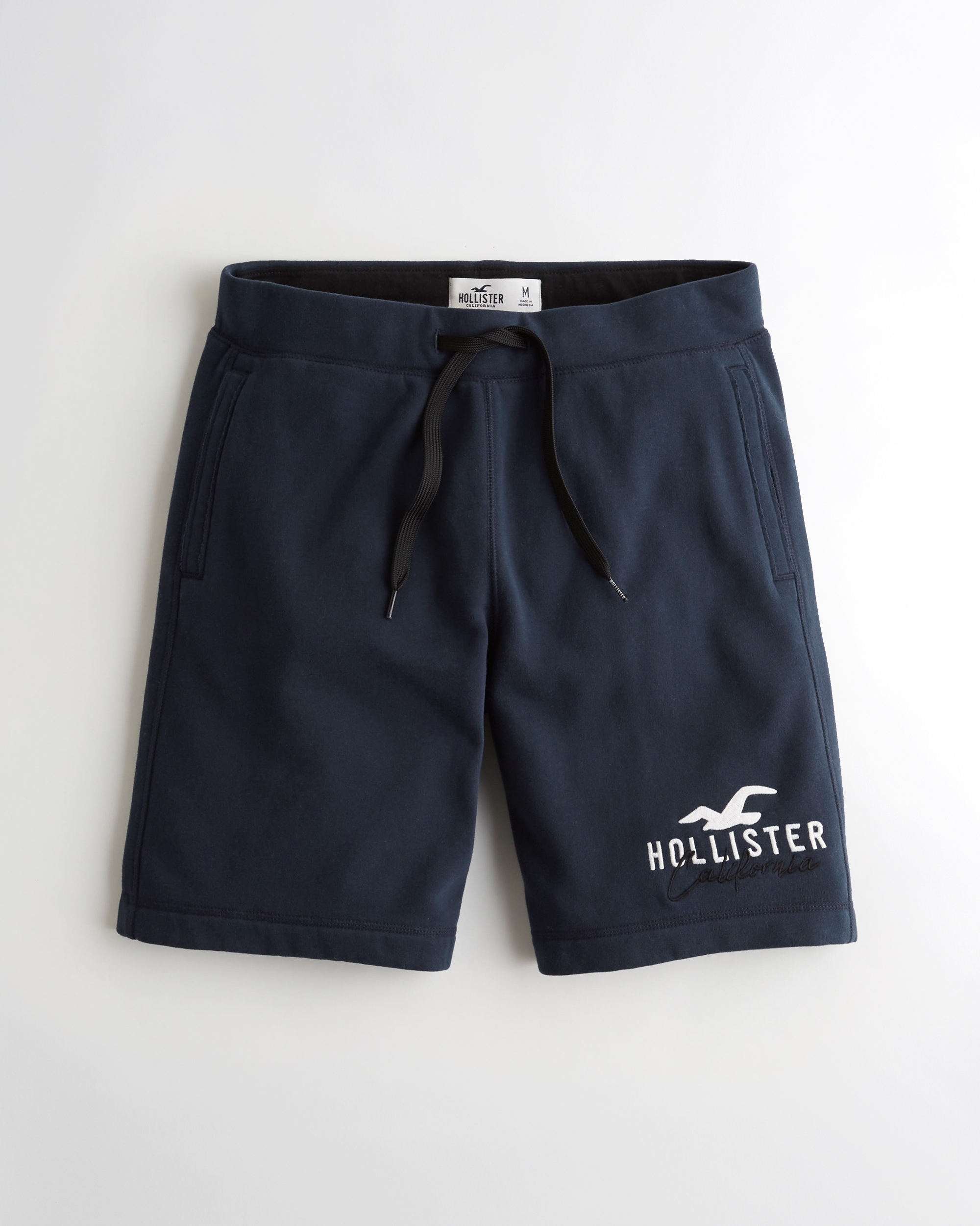 hollister mens fleece shorts