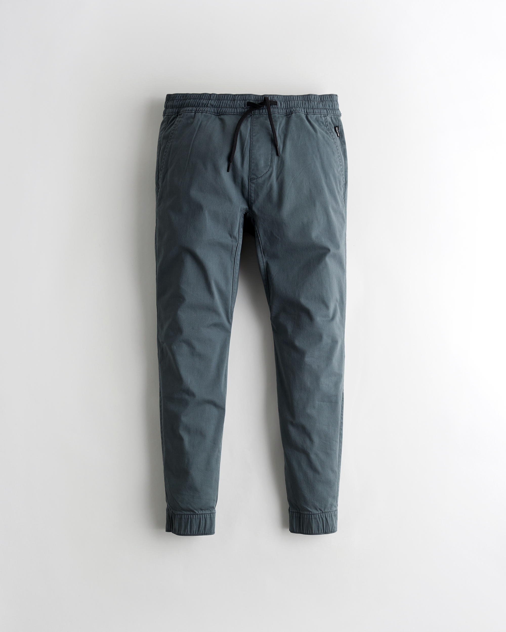 hollister joggers black