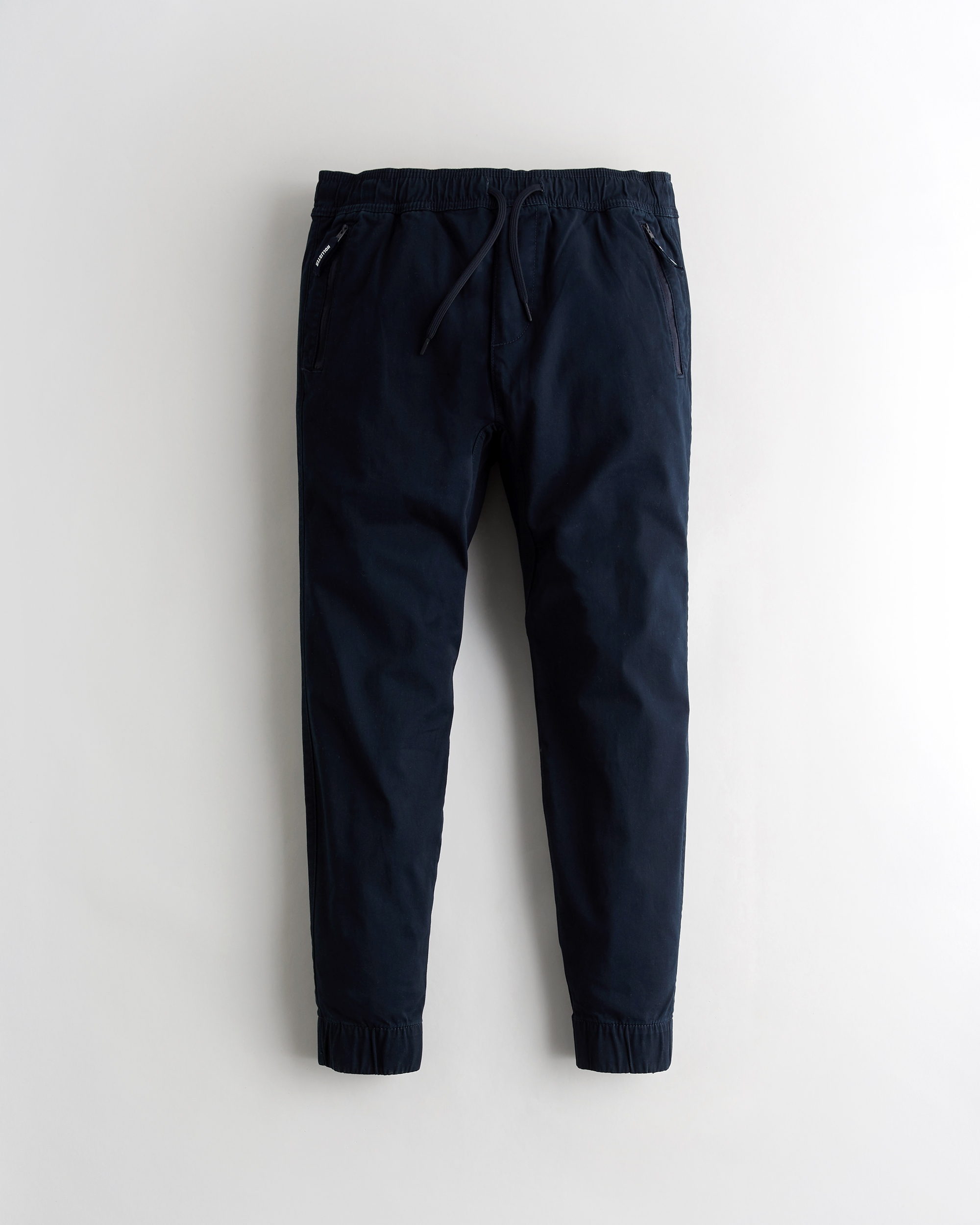 hollister twill joggers