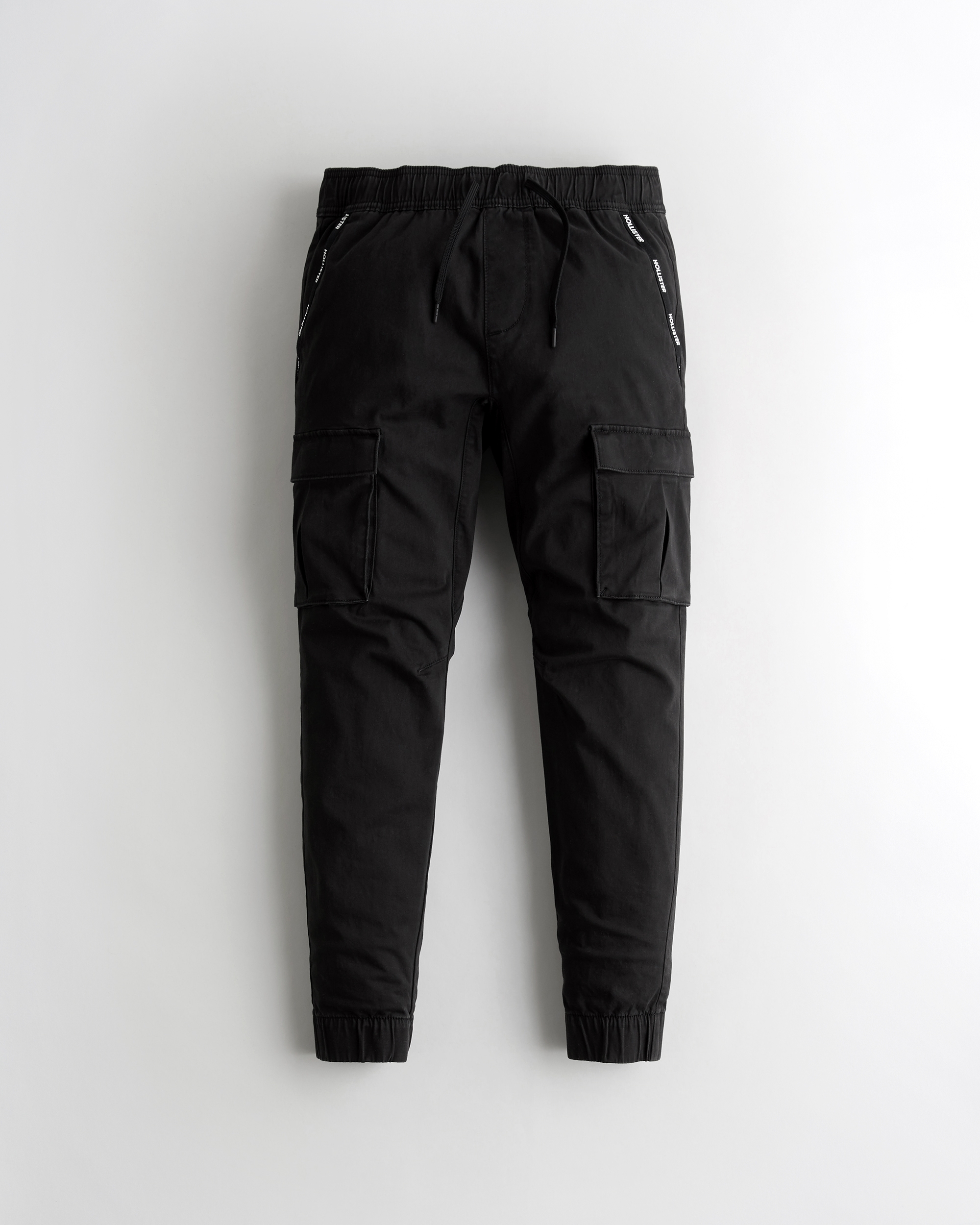 black joggers hollister