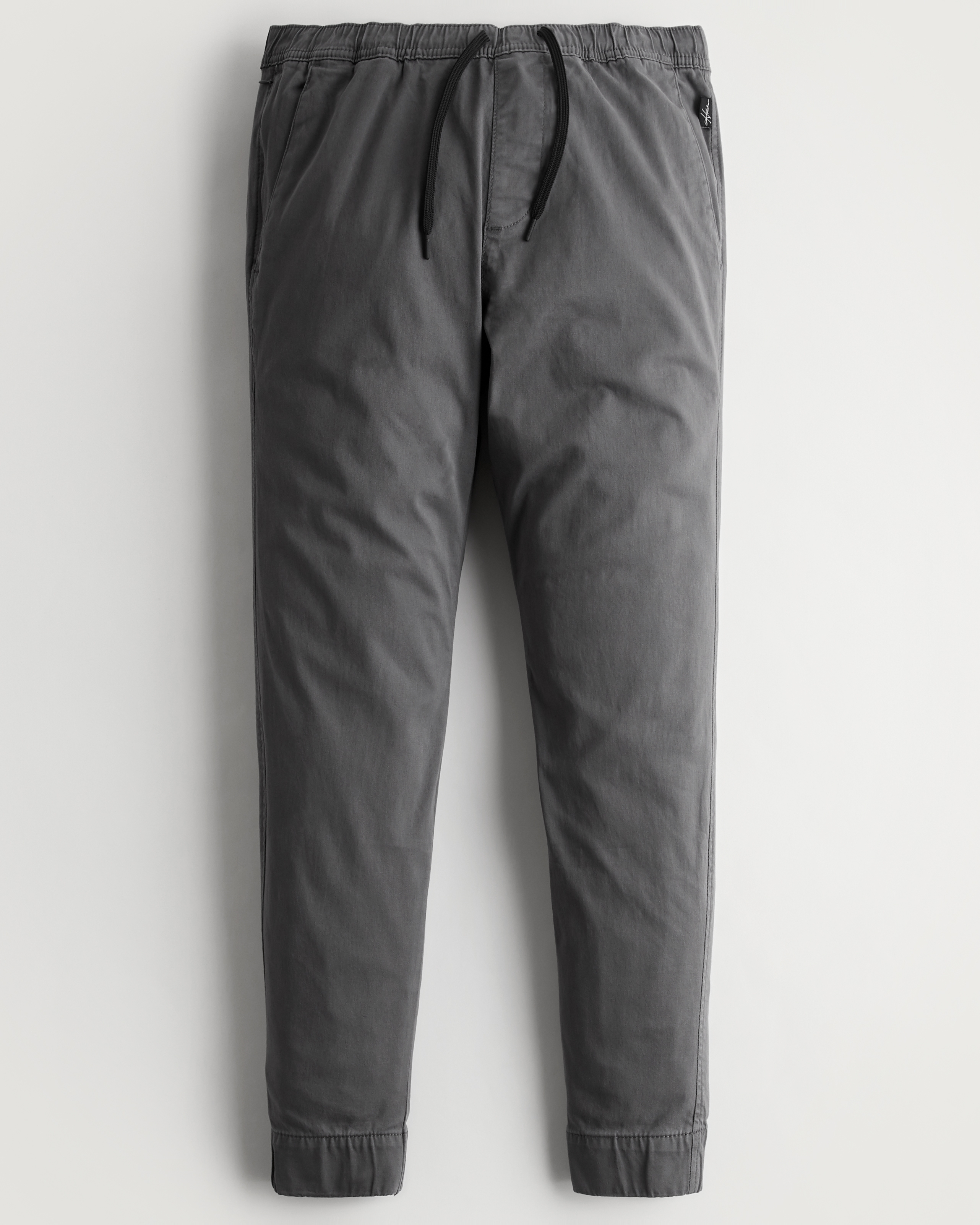 hollister twill joggers