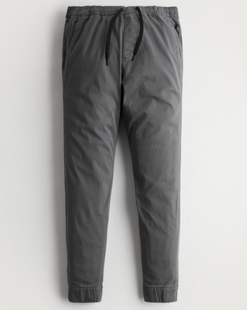 Grey hollister joggers store