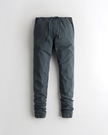 hollister stacked skinny jogger pants