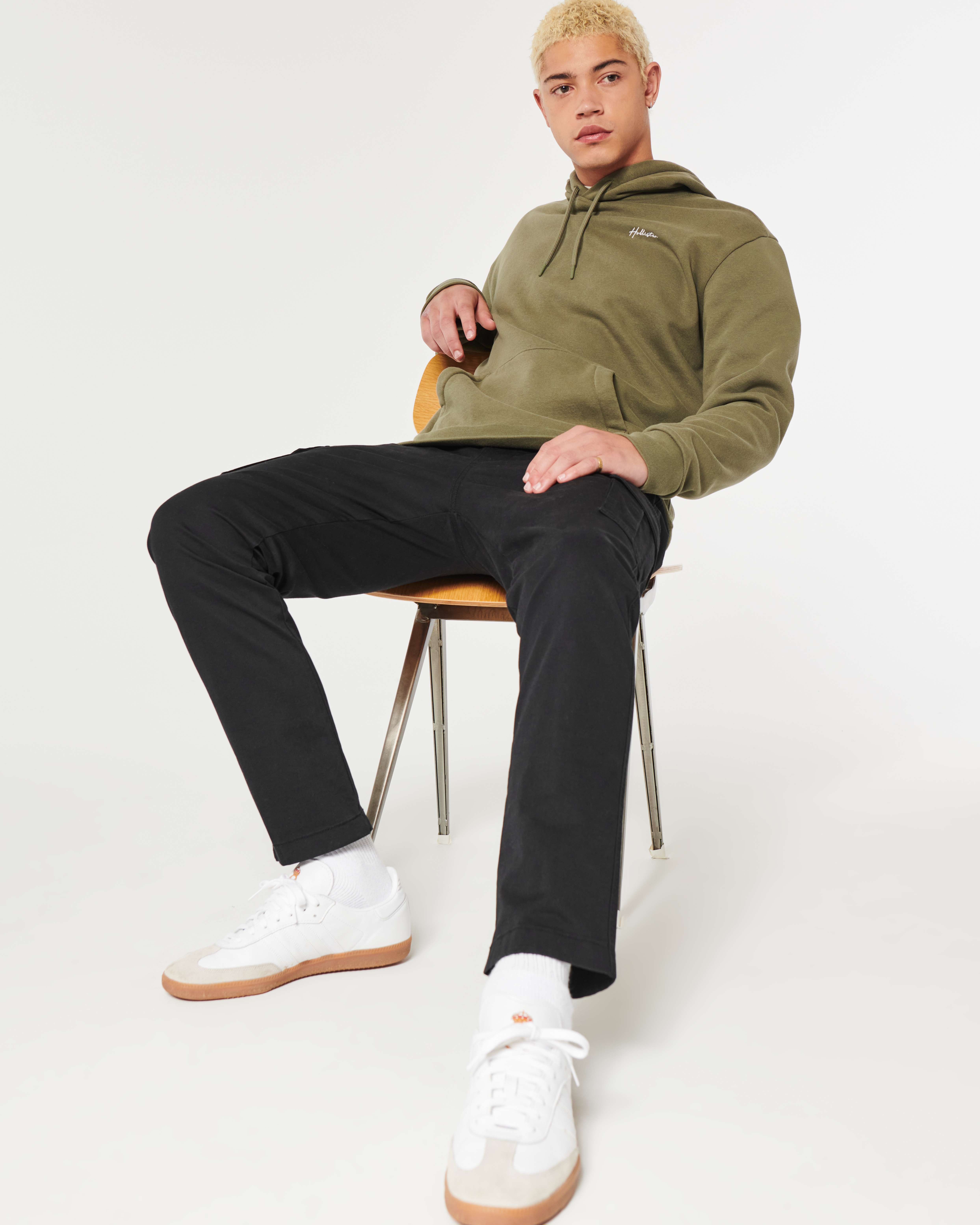 Slim Cargo Pull-On Pants