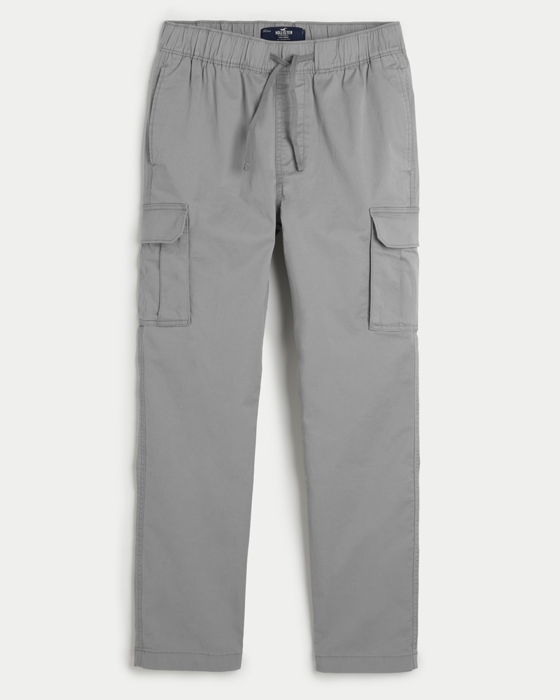 Men's Slim Cargo Pull-On Pants, Men's Clearance