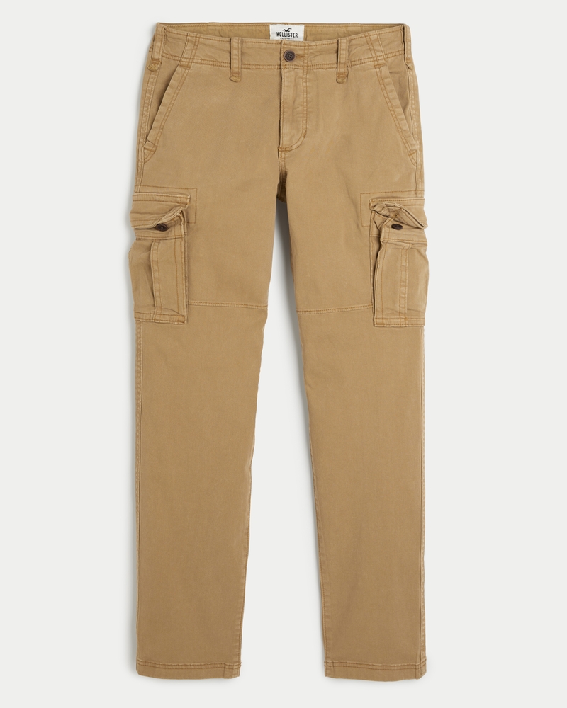 Men s Slim Straight Cargo Pants Men s Sale HollisterCo