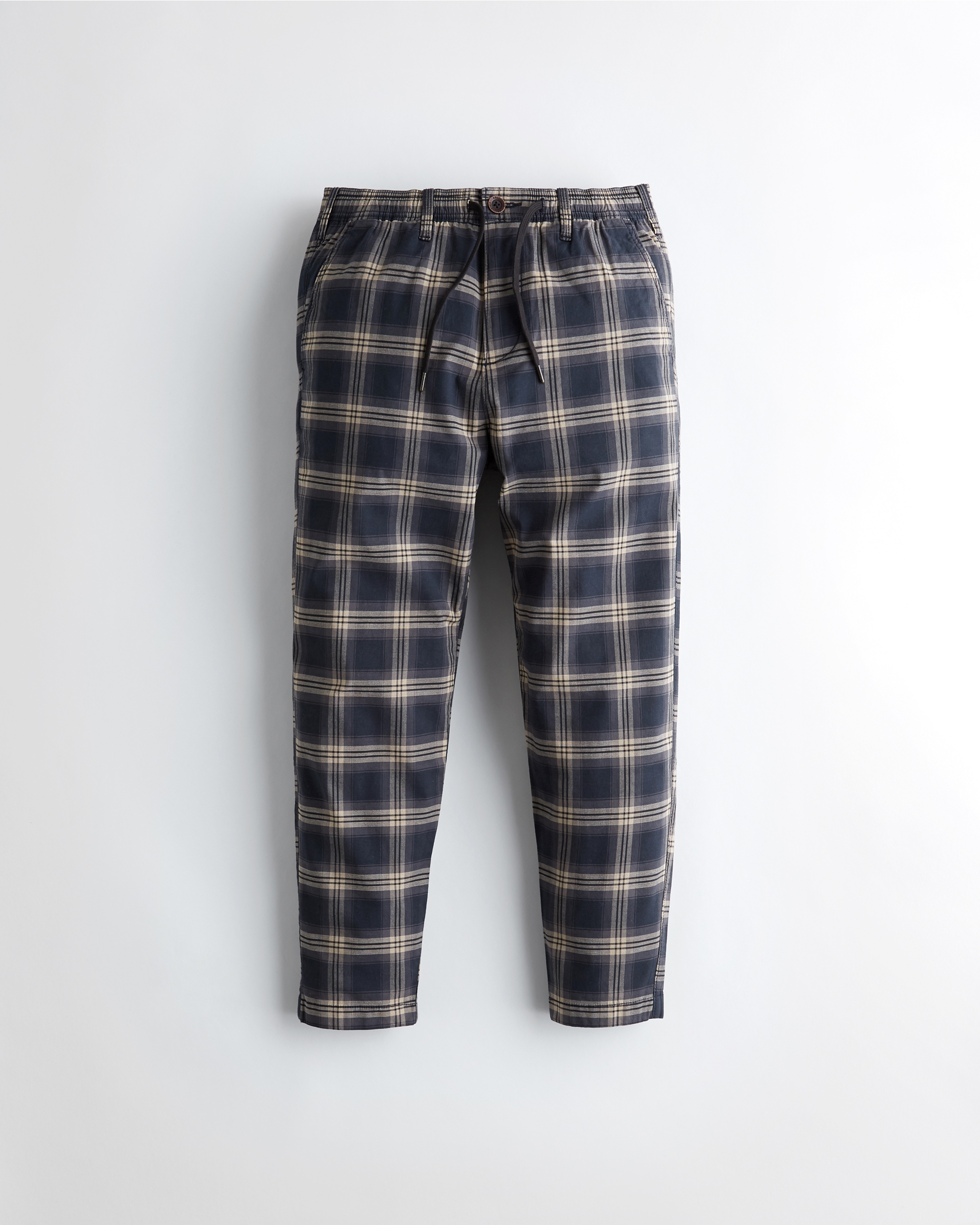 hollister green plaid pants