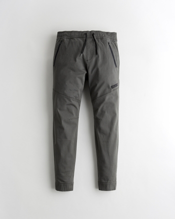 hollister stacked skinny jogger pants