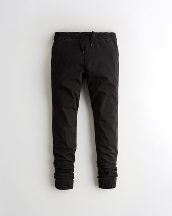 hollister stacked skinny jogger pants