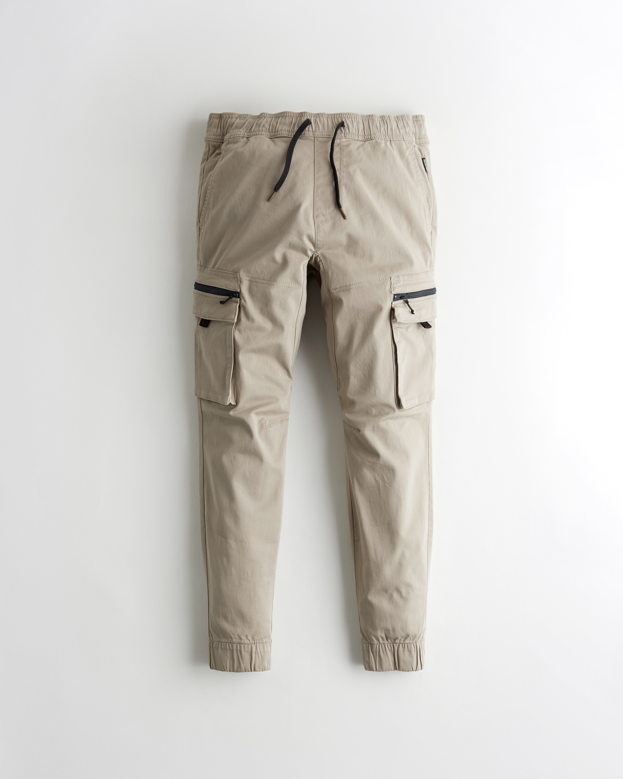 hollister khaki joggers