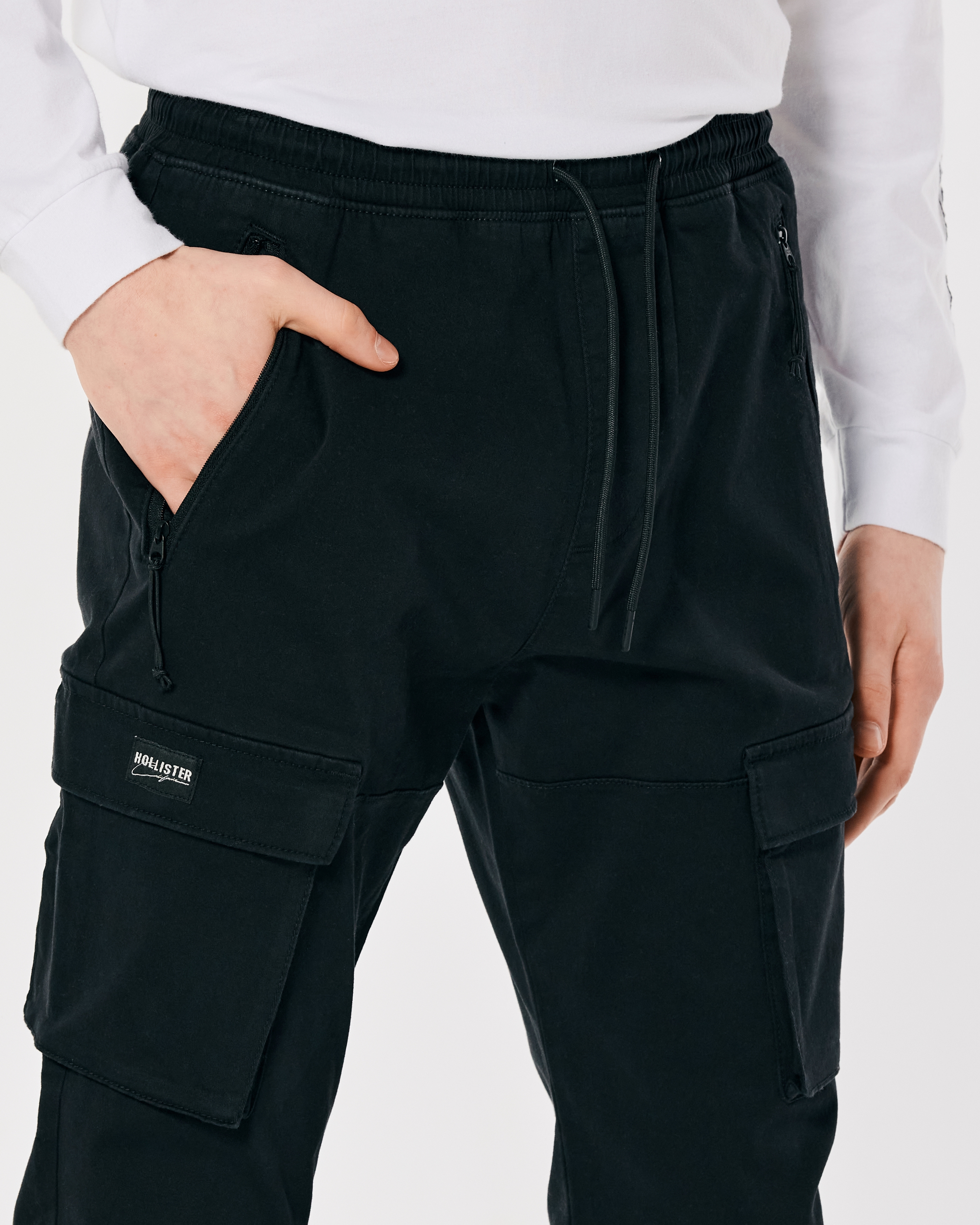 Twill Cargo Joggers