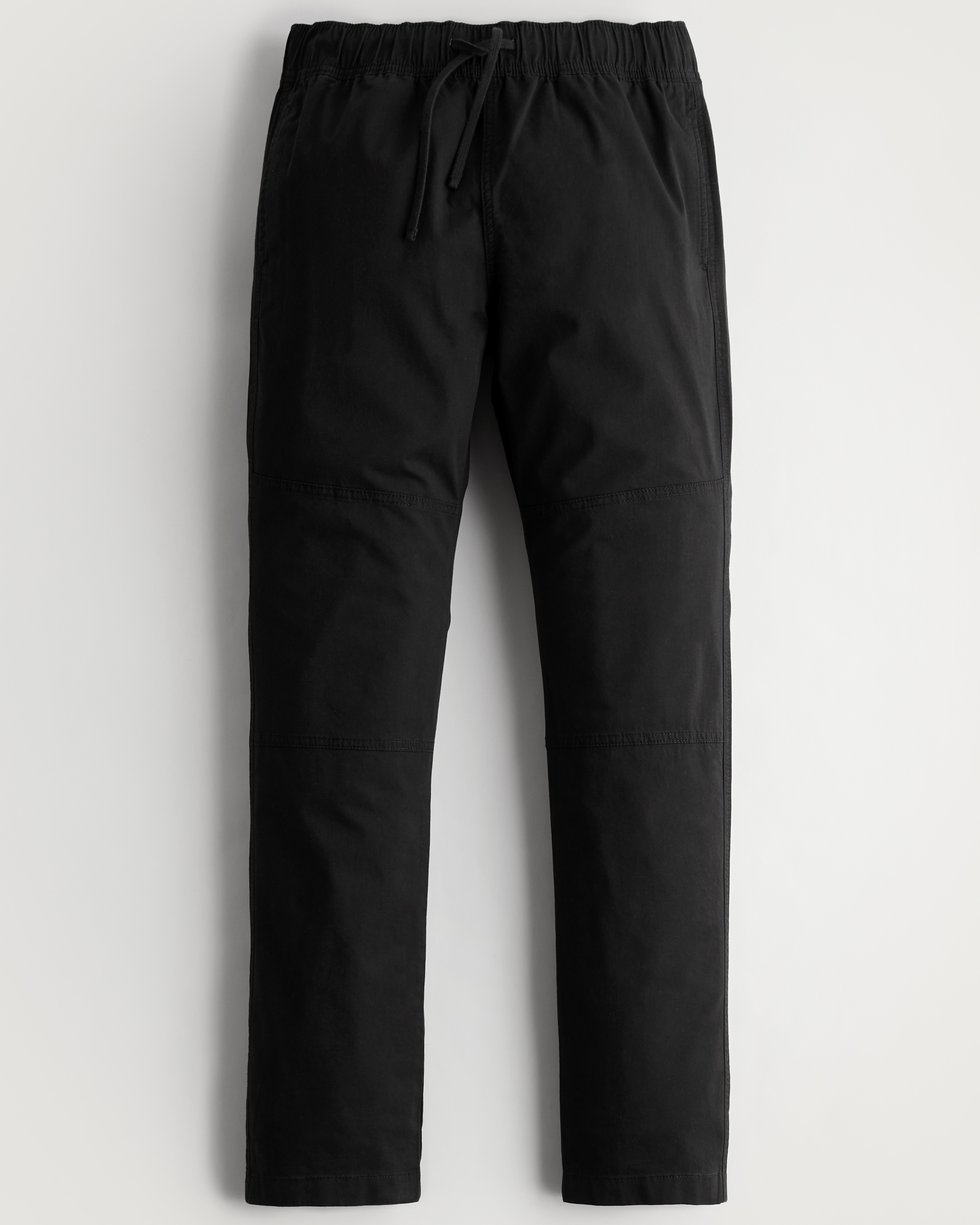 Hollister Slim Straight Ripstop Cargo Pants in Black for Men