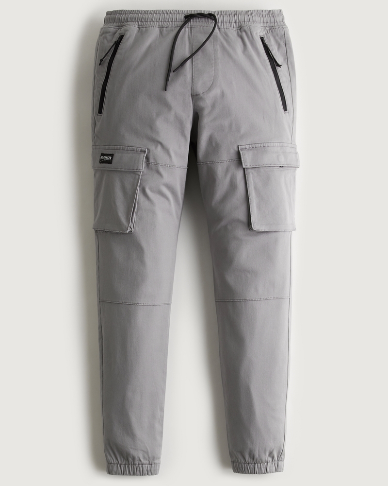 Men's Twill Cargo Joggers Men's Bottoms