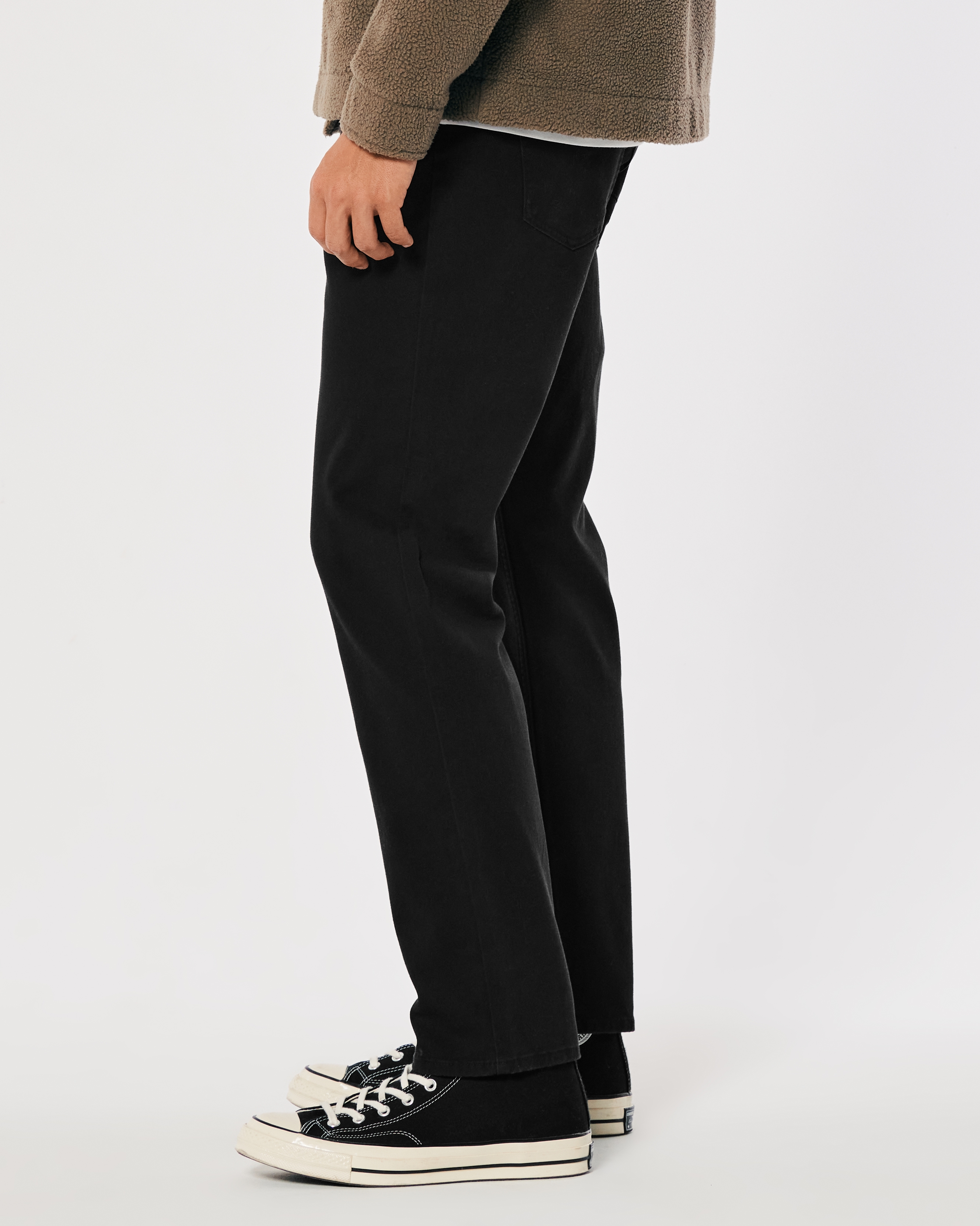 Slim Straight Heavyweight Twill Pants