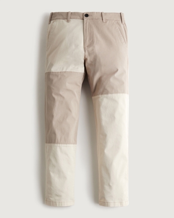slim straight chino pants hollister