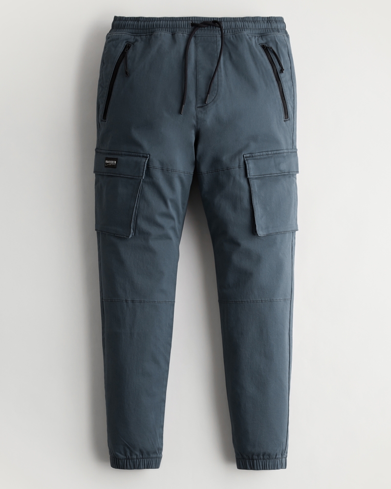Men's Skinny Twill Cargo Joggers Men's