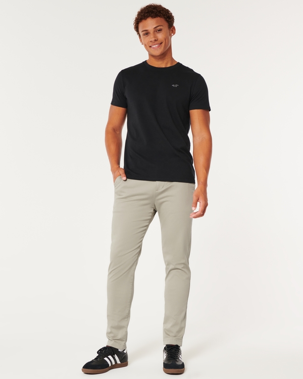 HOLLISTER Tapered Pants in Beige