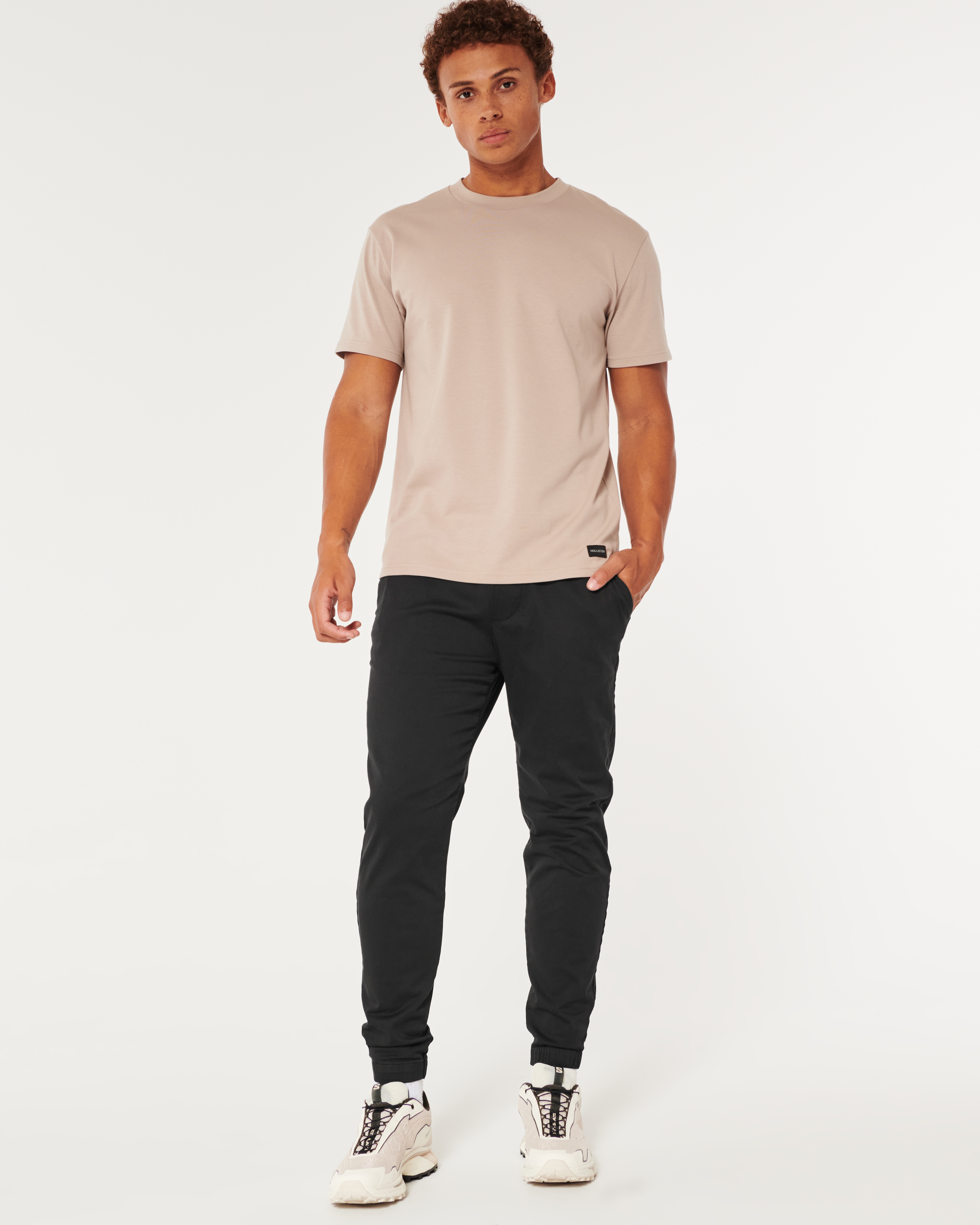Athletic Skinny Twill Joggers