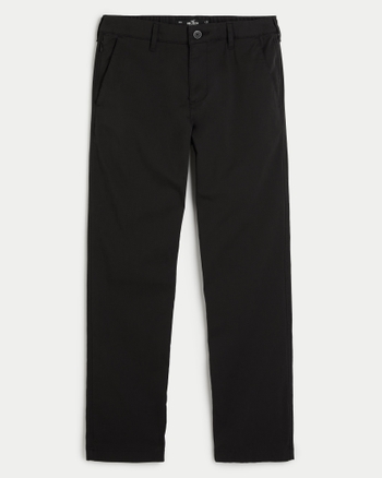 Hollister logo side tape track pants in black