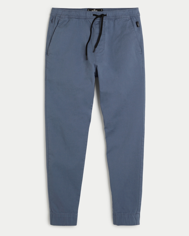 Hollister Men's Sweatpants Joggers Blue White Size M New