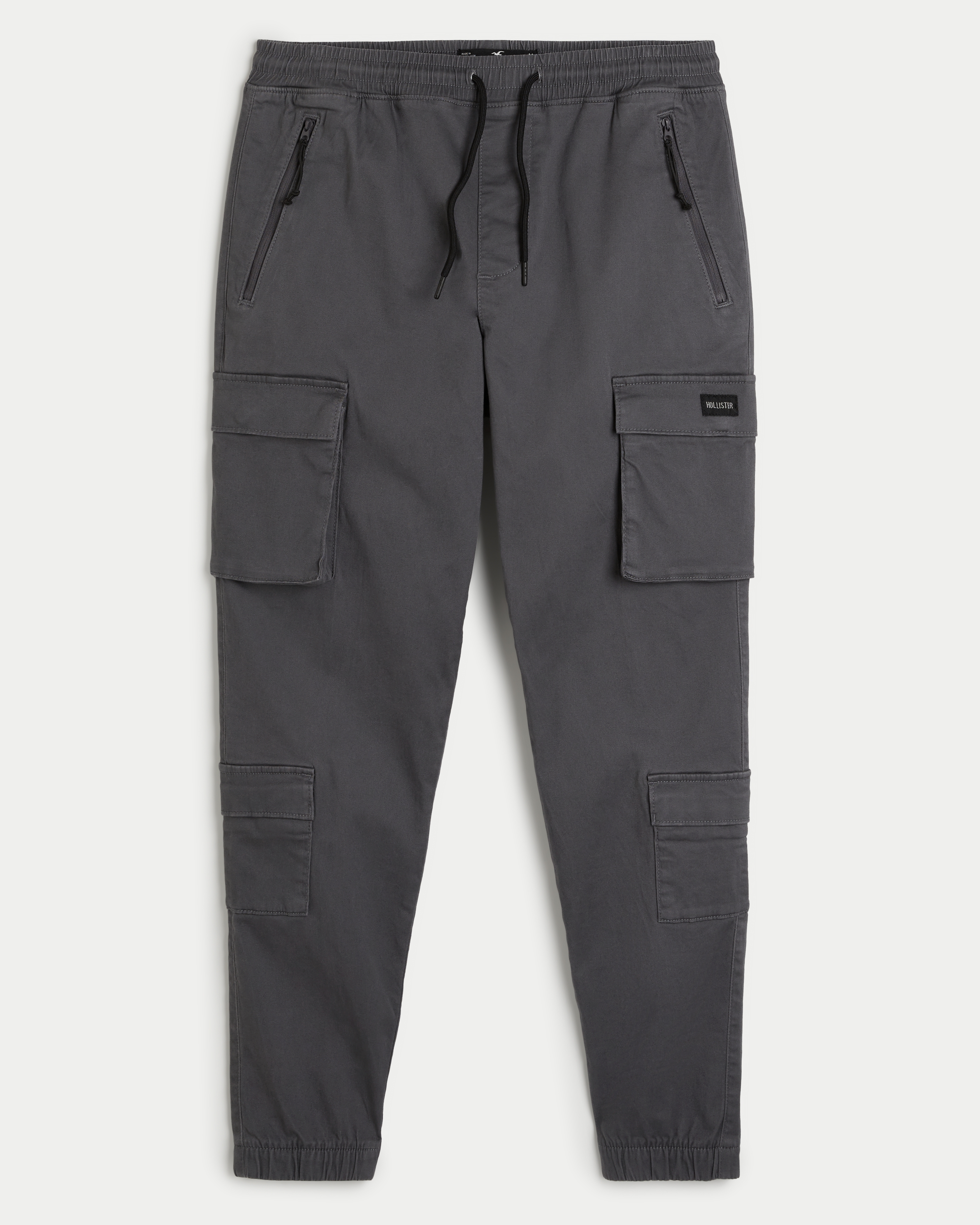 Hollister high rise twill on sale joggers