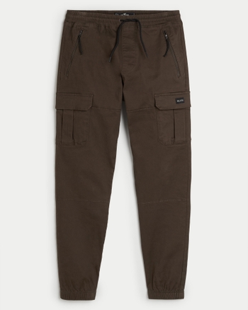 Men's Twill Cargo Joggers | Men's Clearance | HollisterCo.com