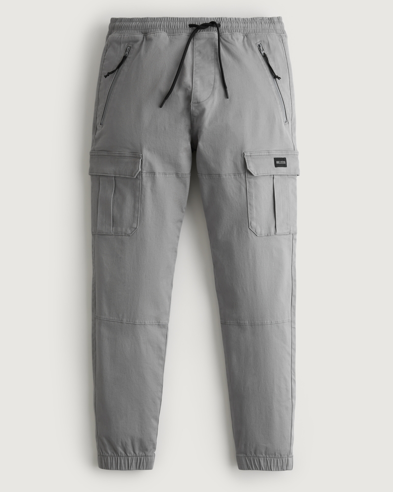 Men's Twill Cargo Joggers Men's Bottoms