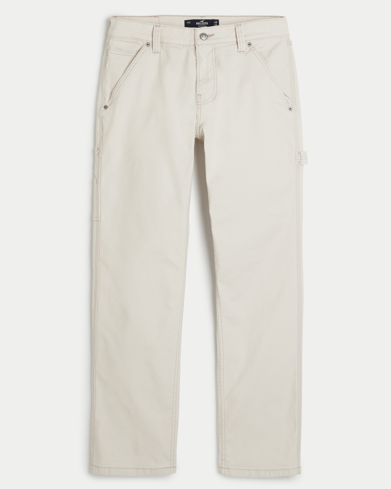 Men's Straight Carpenter Pants Men's Bottoms