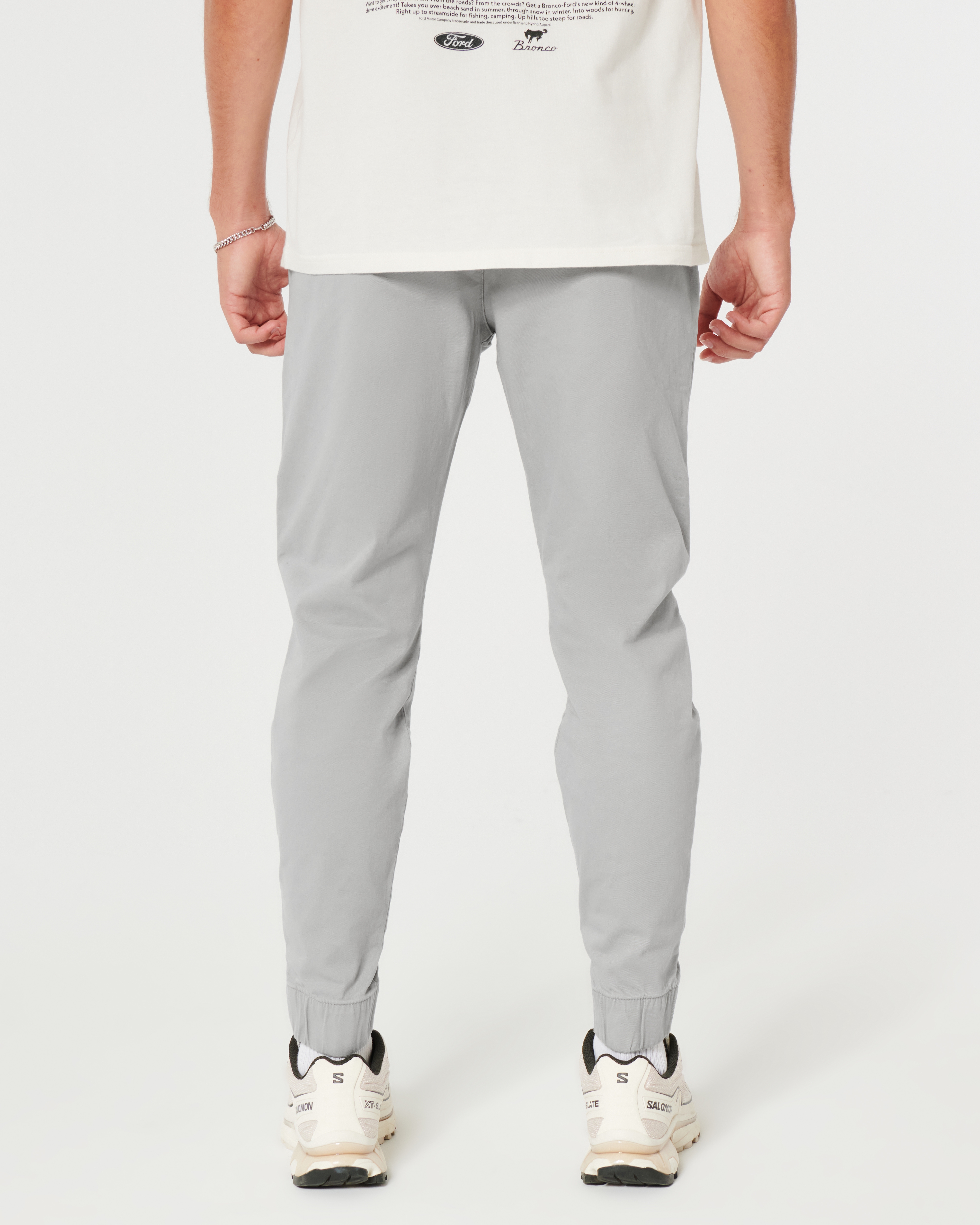 Twill joggers womens on sale hollister