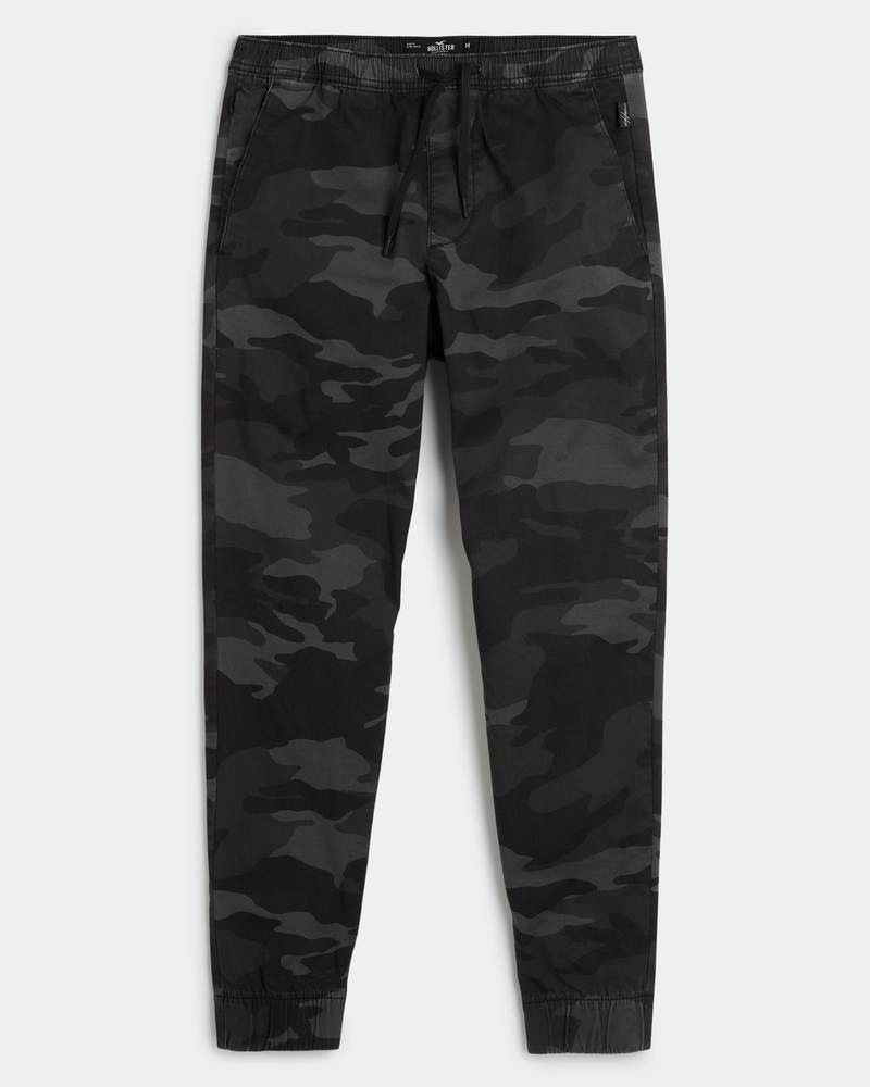 Camo store twill joggers