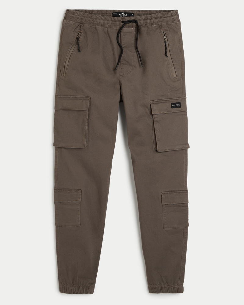 Men's Twill 4Pocket Cargo Joggers Men's Bottoms