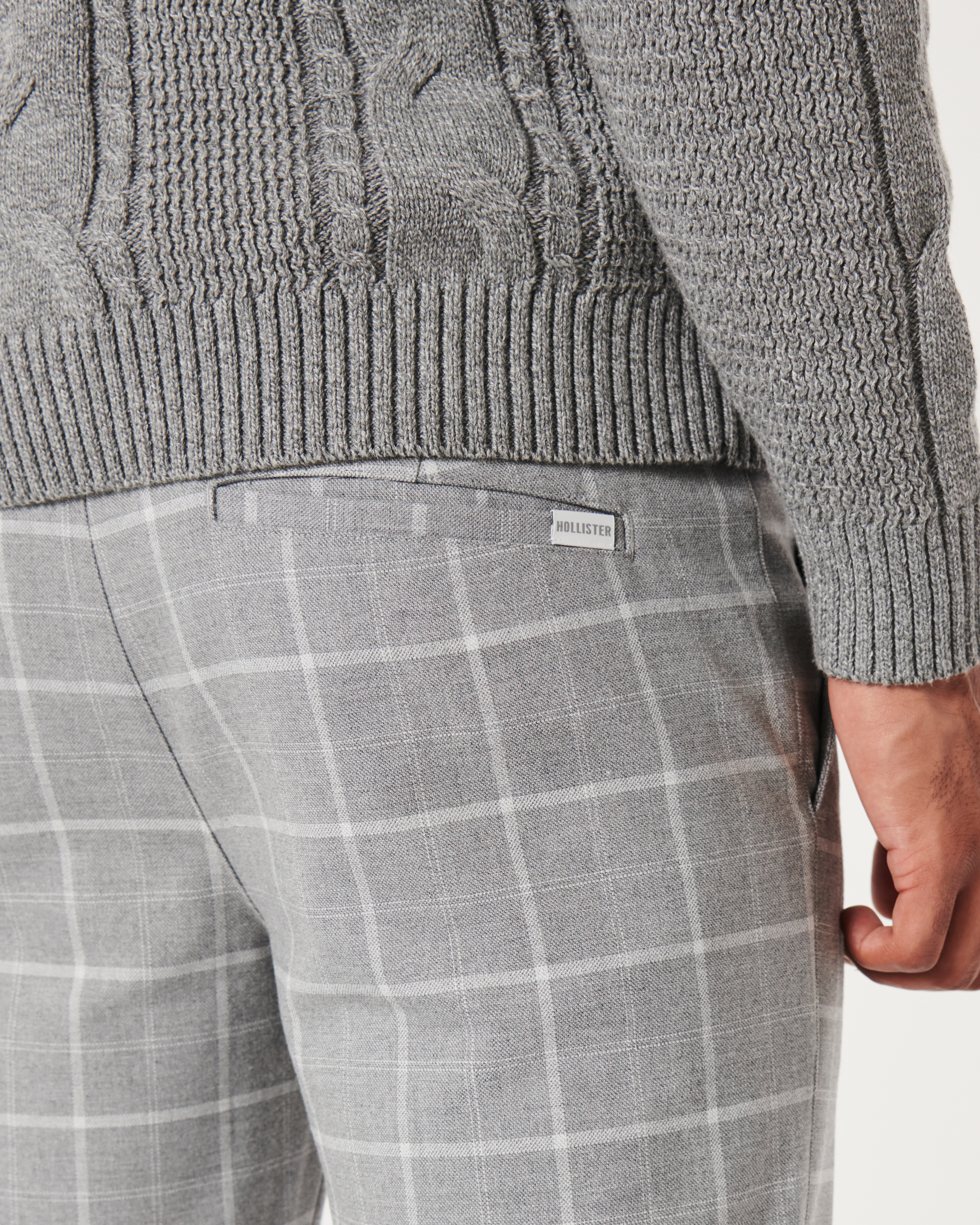 Hollister gingham outlet pants