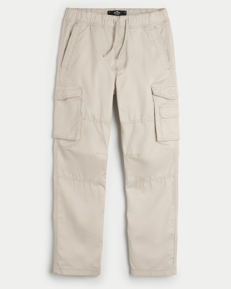 Slim Straight Cargo Pants