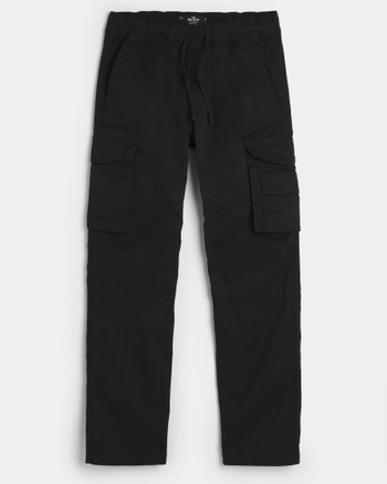 【SCHLUSSEL】slim cargo pants black 1 Men's Slim Straight Cargo Pants | Men's Clearance